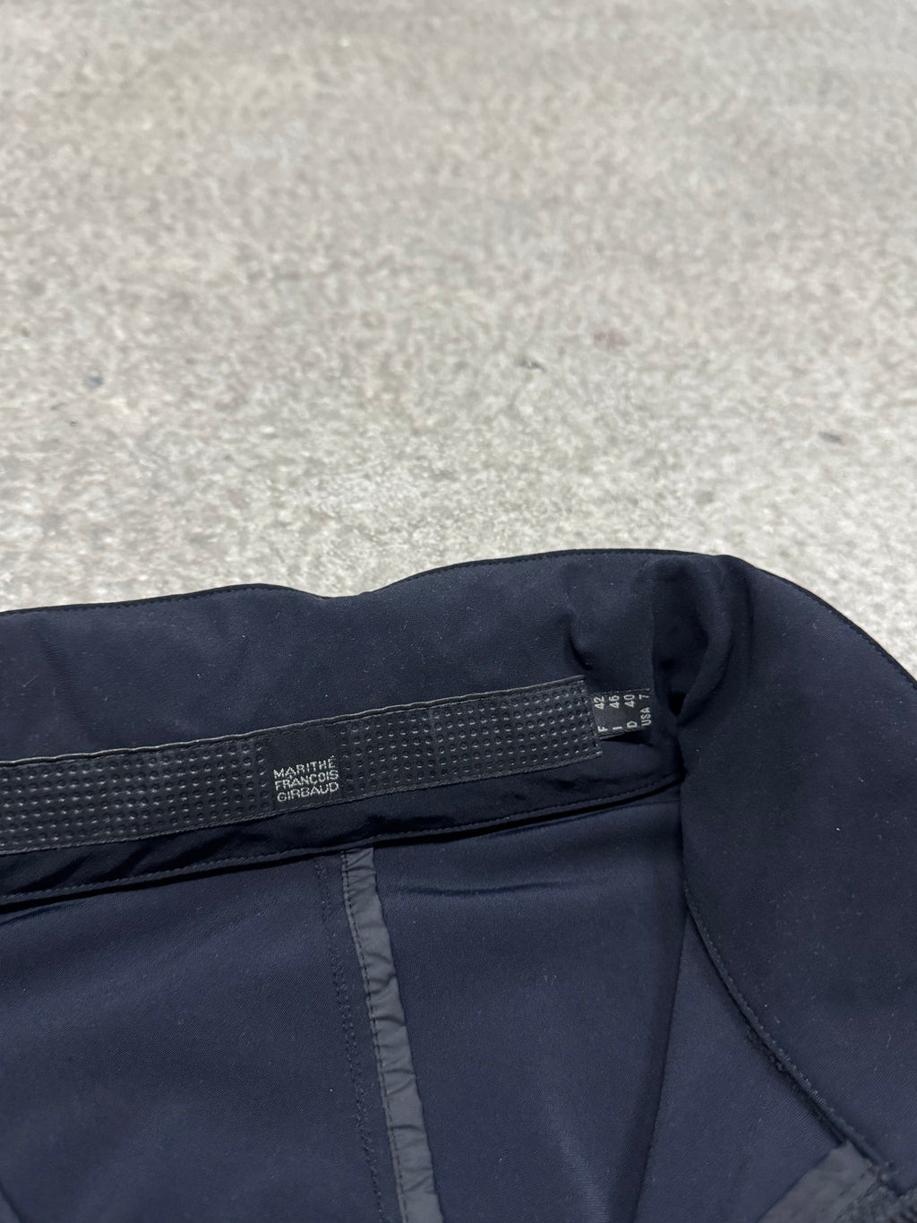 2000s Marithé + François Girbaud technical jacket hidden hood and expandable zip pockets