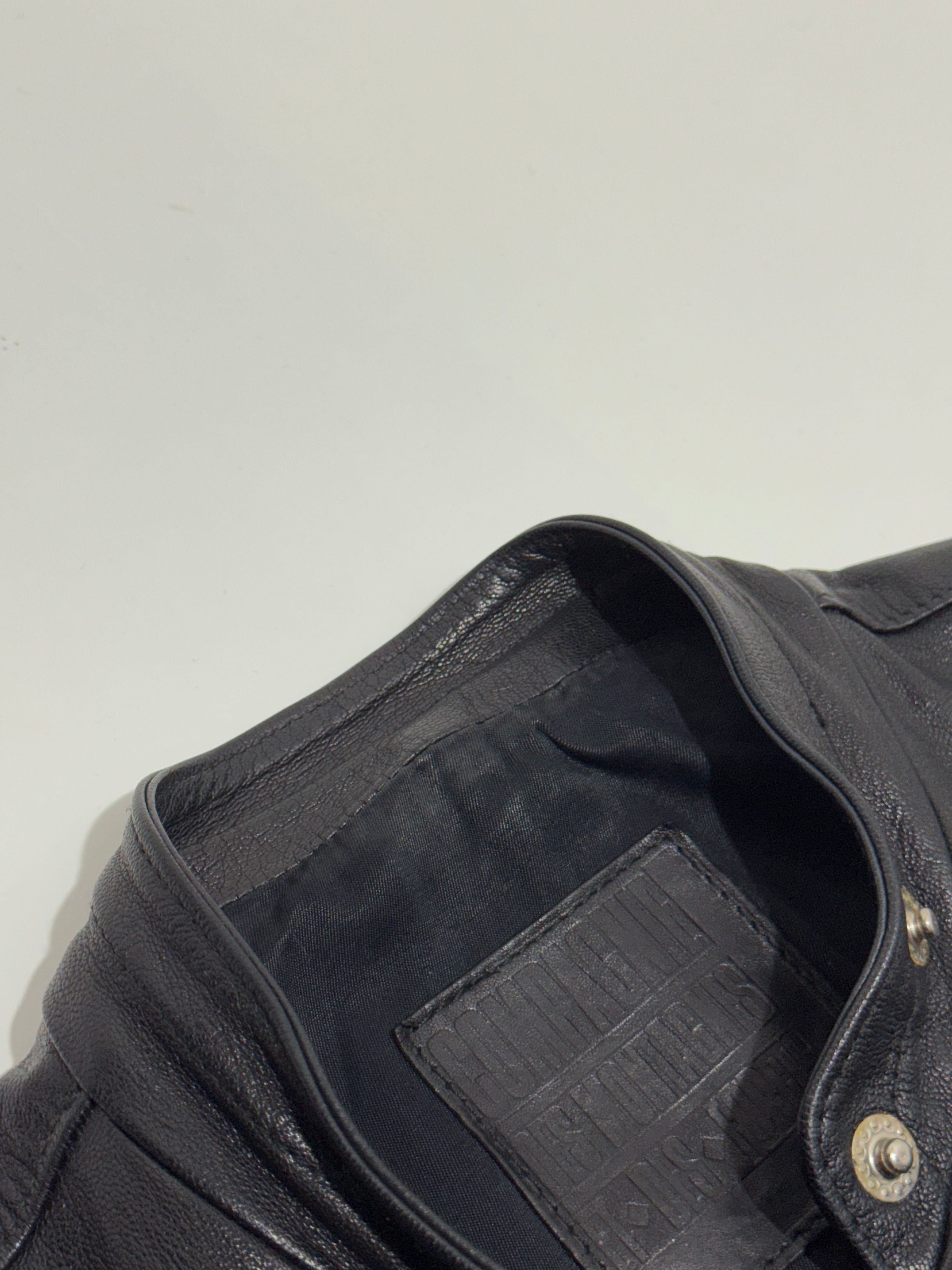 1980s Marithé + François Girbaud Compagnie Des Montagnes & des Forets leather jacket