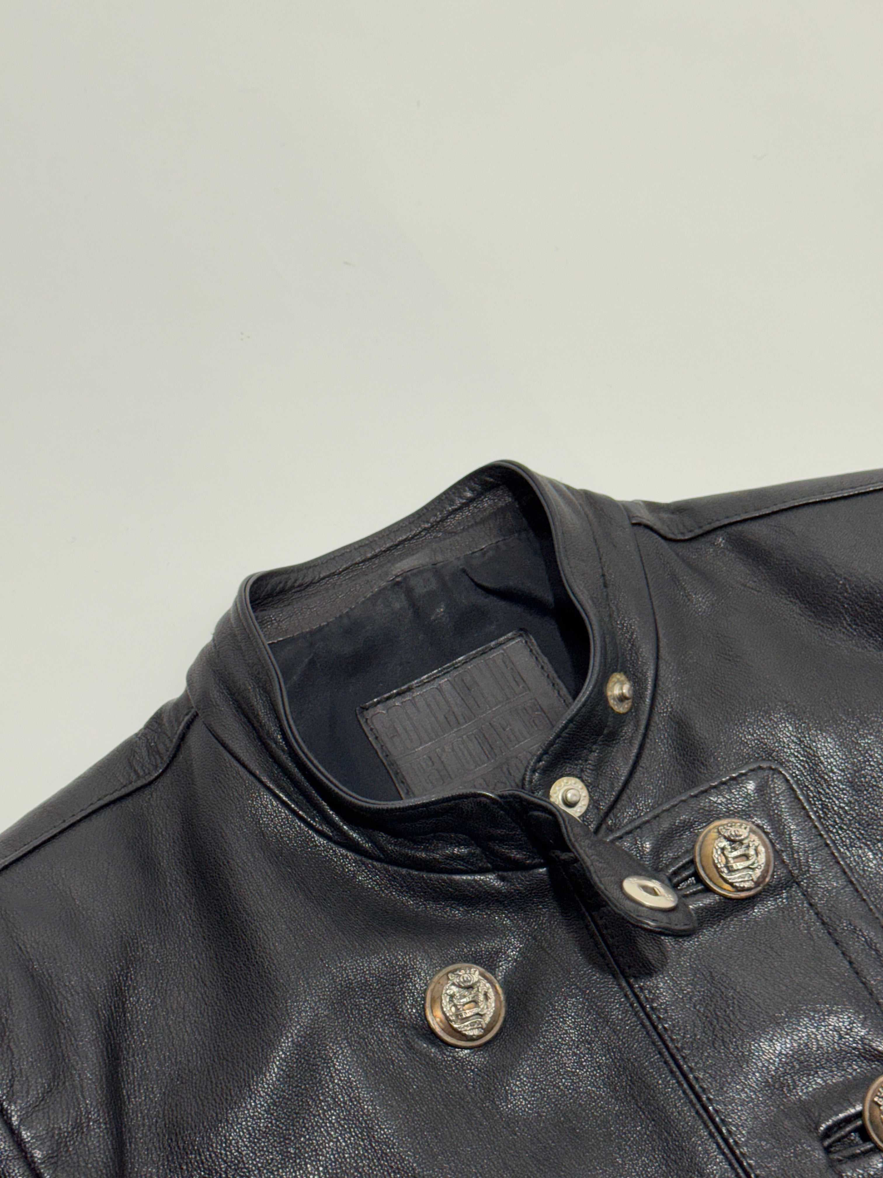 1980s Marithé + François Girbaud Compagnie Des Montagnes & des Forets leather jacket