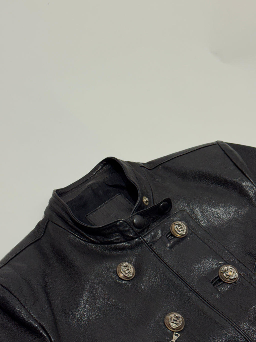 1980s Marithé + François Girbaud Compagnie Des Montagnes & des Forets leather jacket