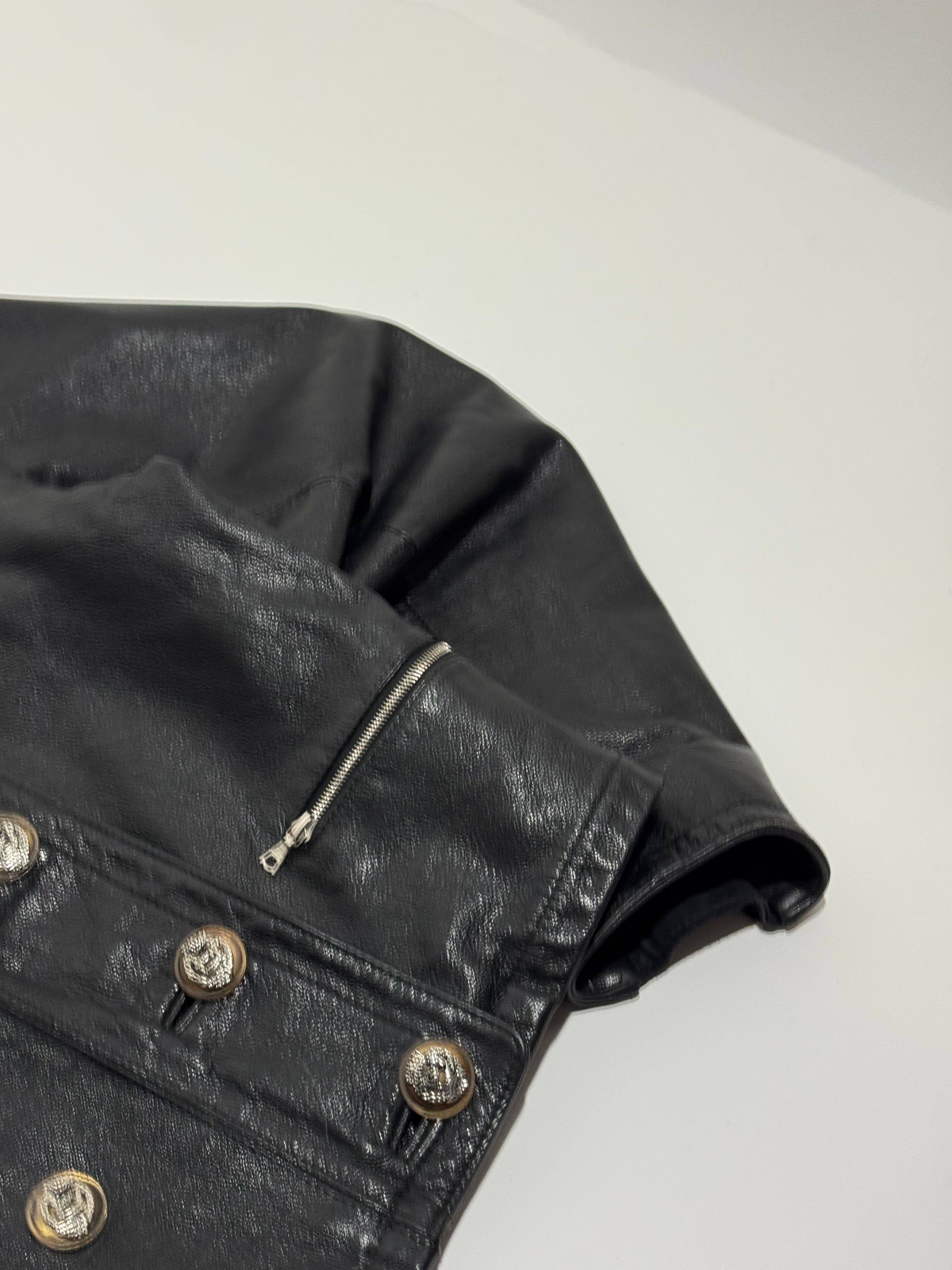 1980s Marithé + François Girbaud Compagnie Des Montagnes & des Forets leather jacket