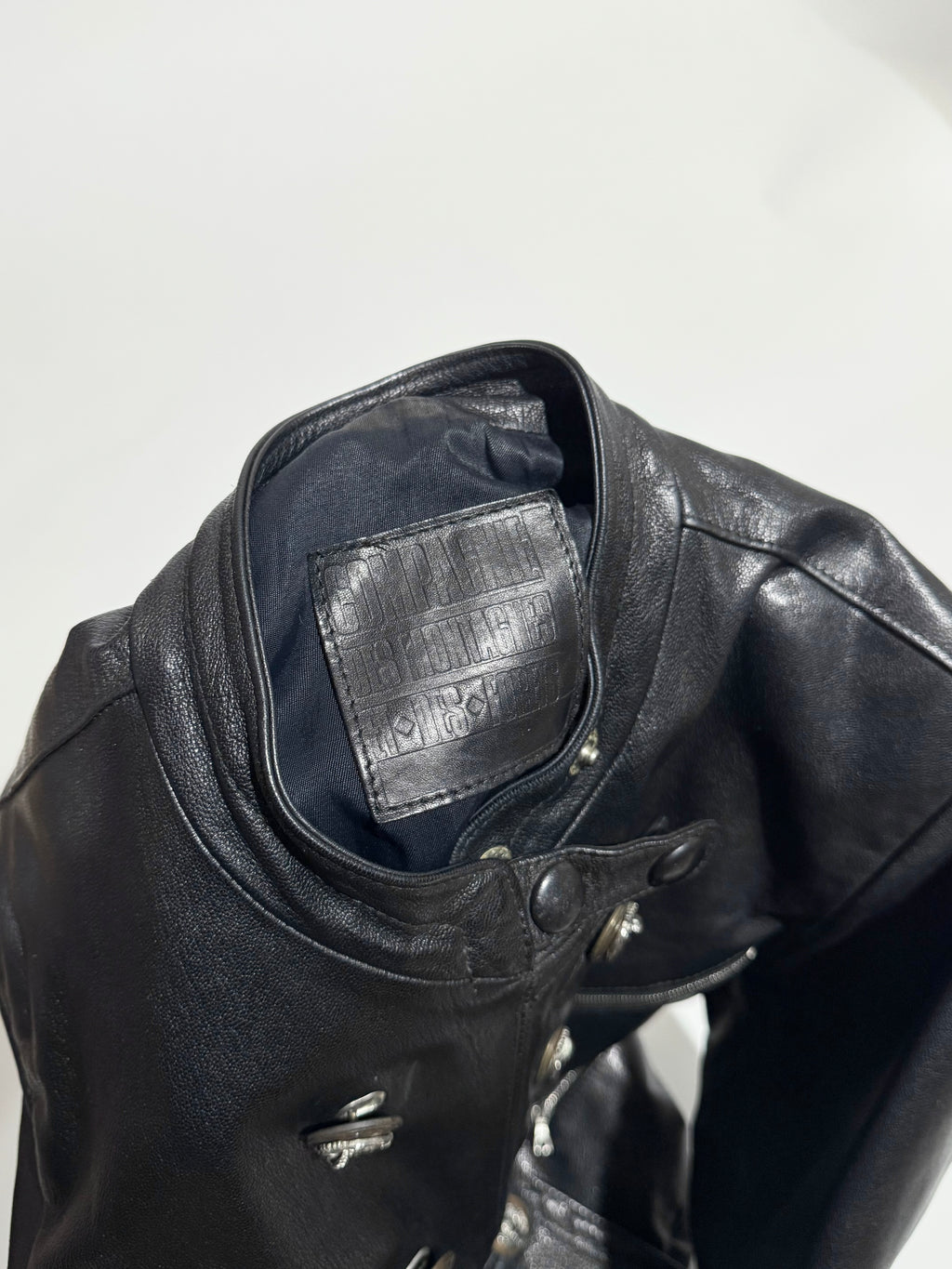 1980s Marithé + François Girbaud Compagnie Des Montagnes & des Forets leather jacket