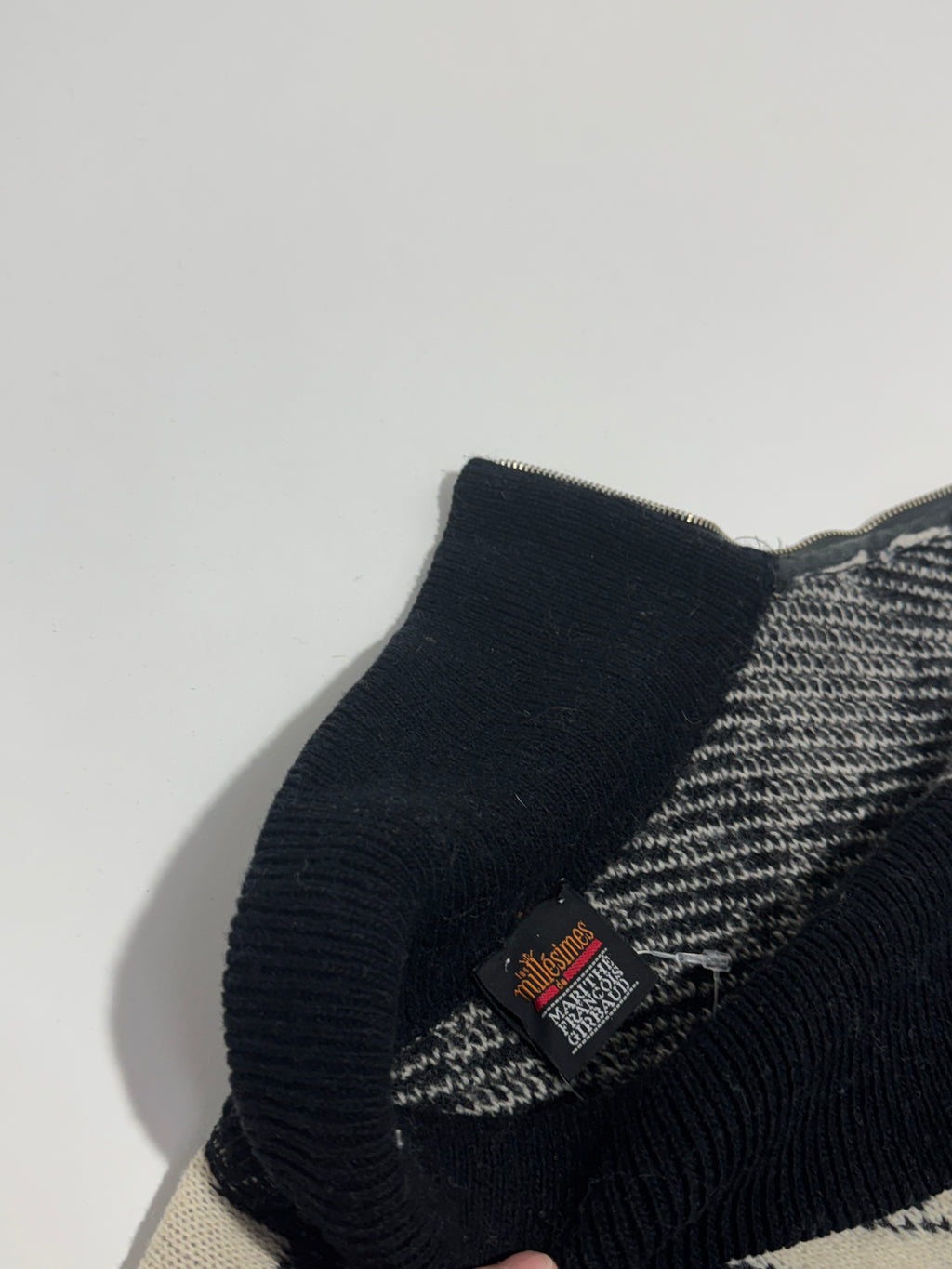 1980s Marithé François Girbaud abstract knit dress