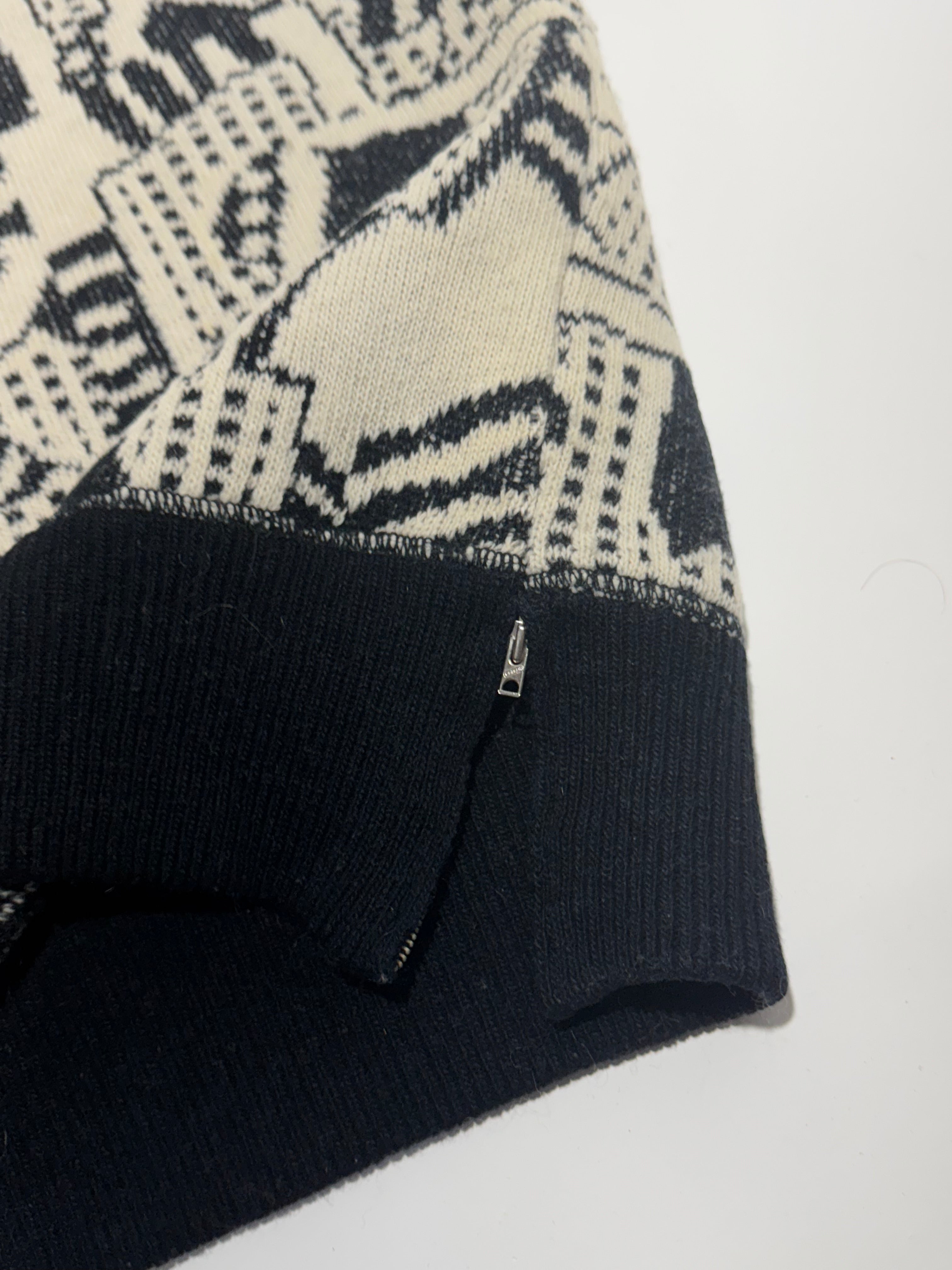 1980s Marithé François Girbaud abstract knit dress