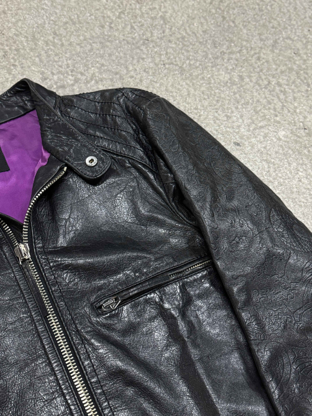 Pre-Fall 2012 Jean Paul Gaultier Biker Leather jacket KOI