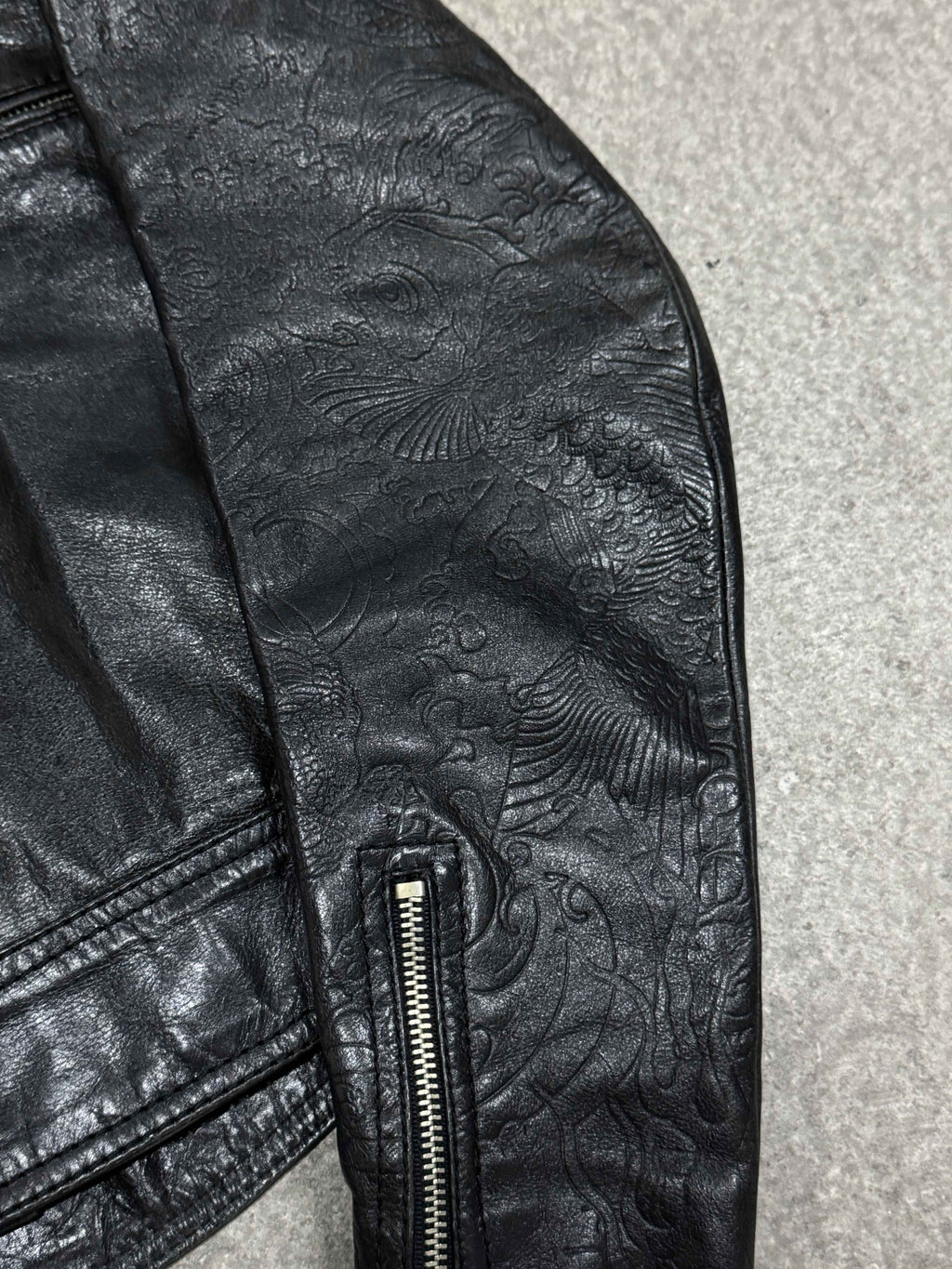 Pre-Fall 2012 Jean Paul Gaultier Biker Leather jacket KOI