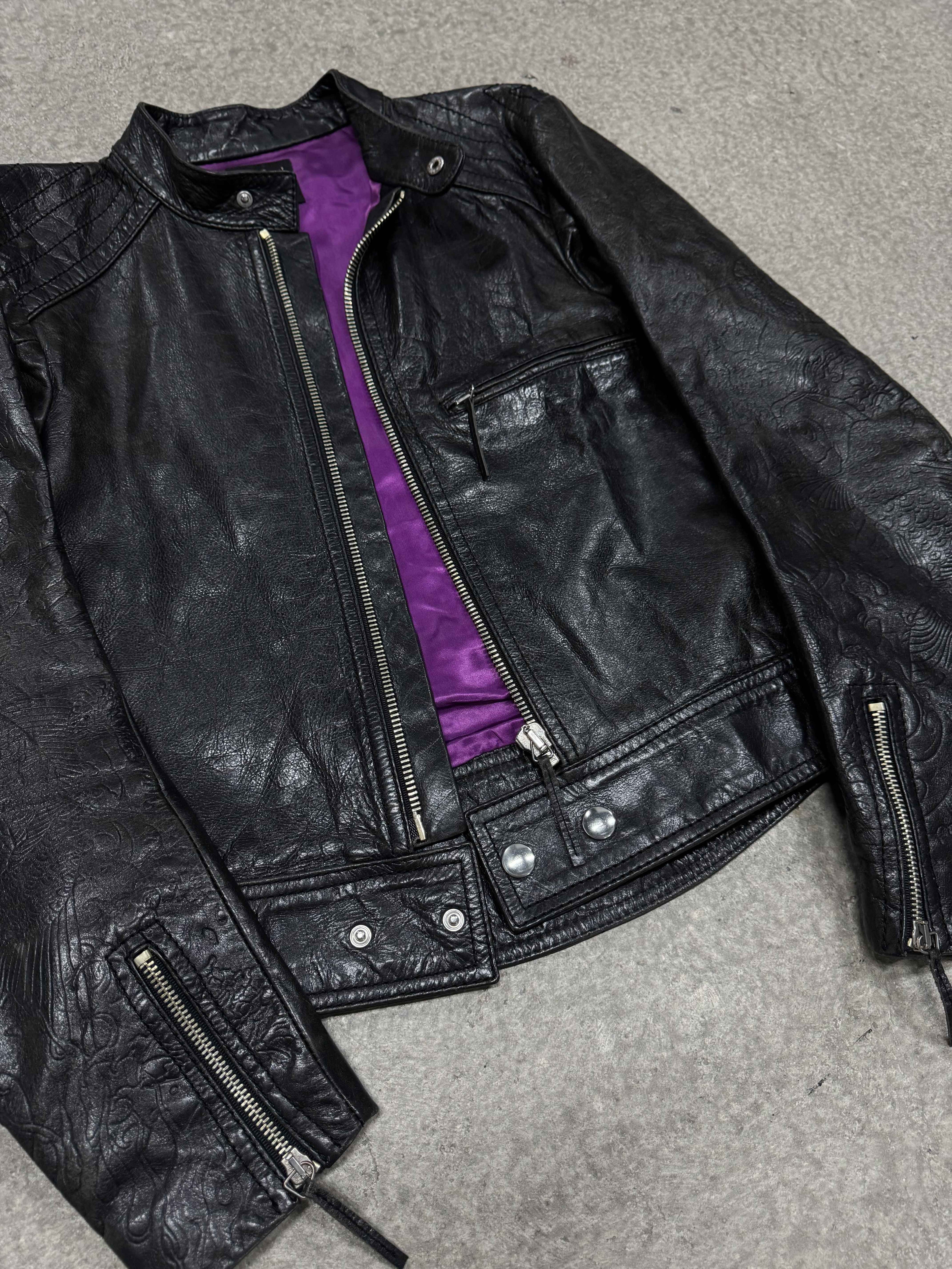 Pre-Fall 2012 Jean Paul Gaultier Biker Leather jacket KOI