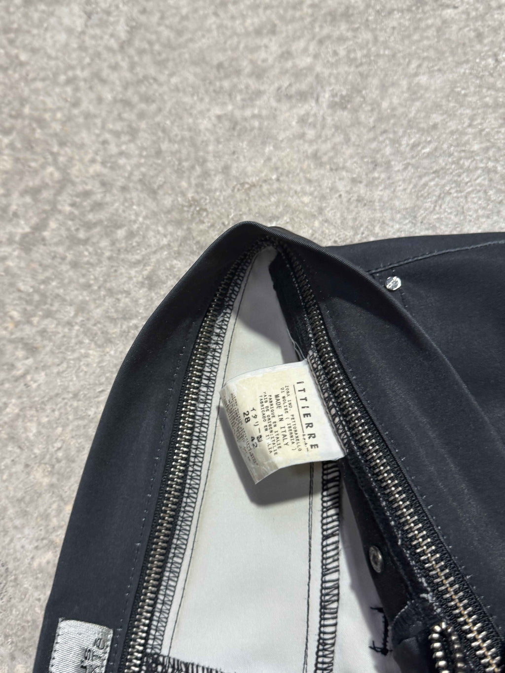 J'S EXTE DIOR SS01 PRINT GISELE BÜNDCHEN CONVERTIBLE ZIP-WAIST PANTS