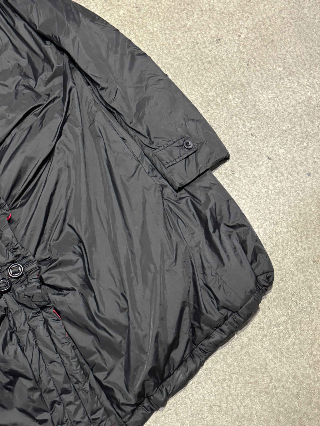 2000S LE JEAN MARITHÉ + FRANÇOIS GIRBAUD BLACK COAT