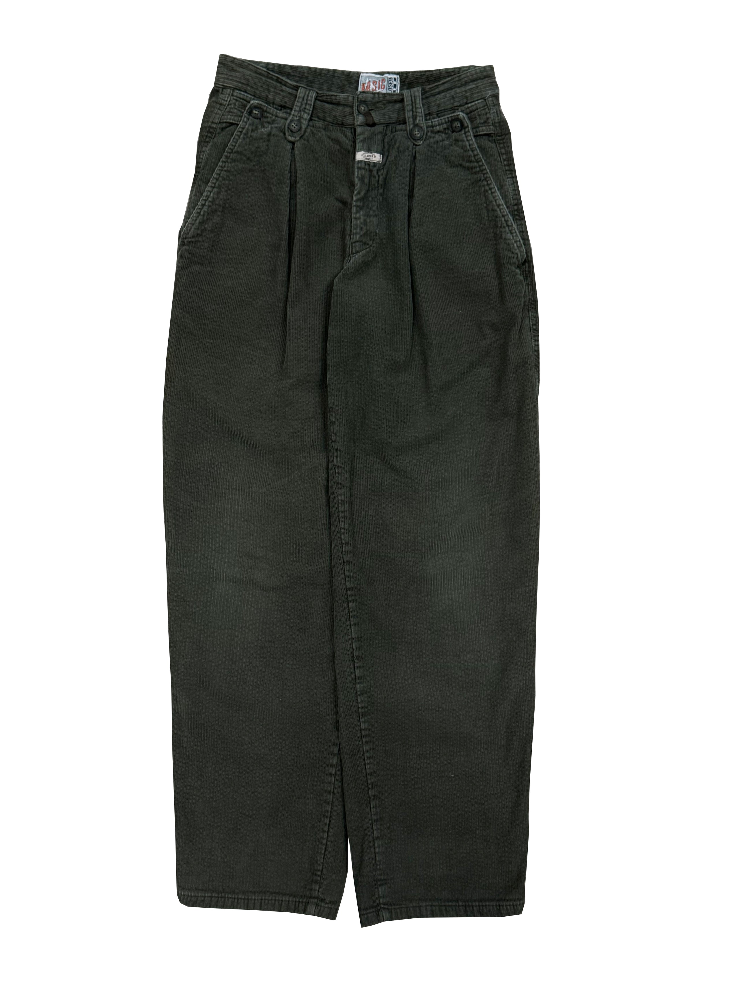 1980S MARITHÉ + FRANÇOIS GIRBAUD BASIC PLEATED PANTS