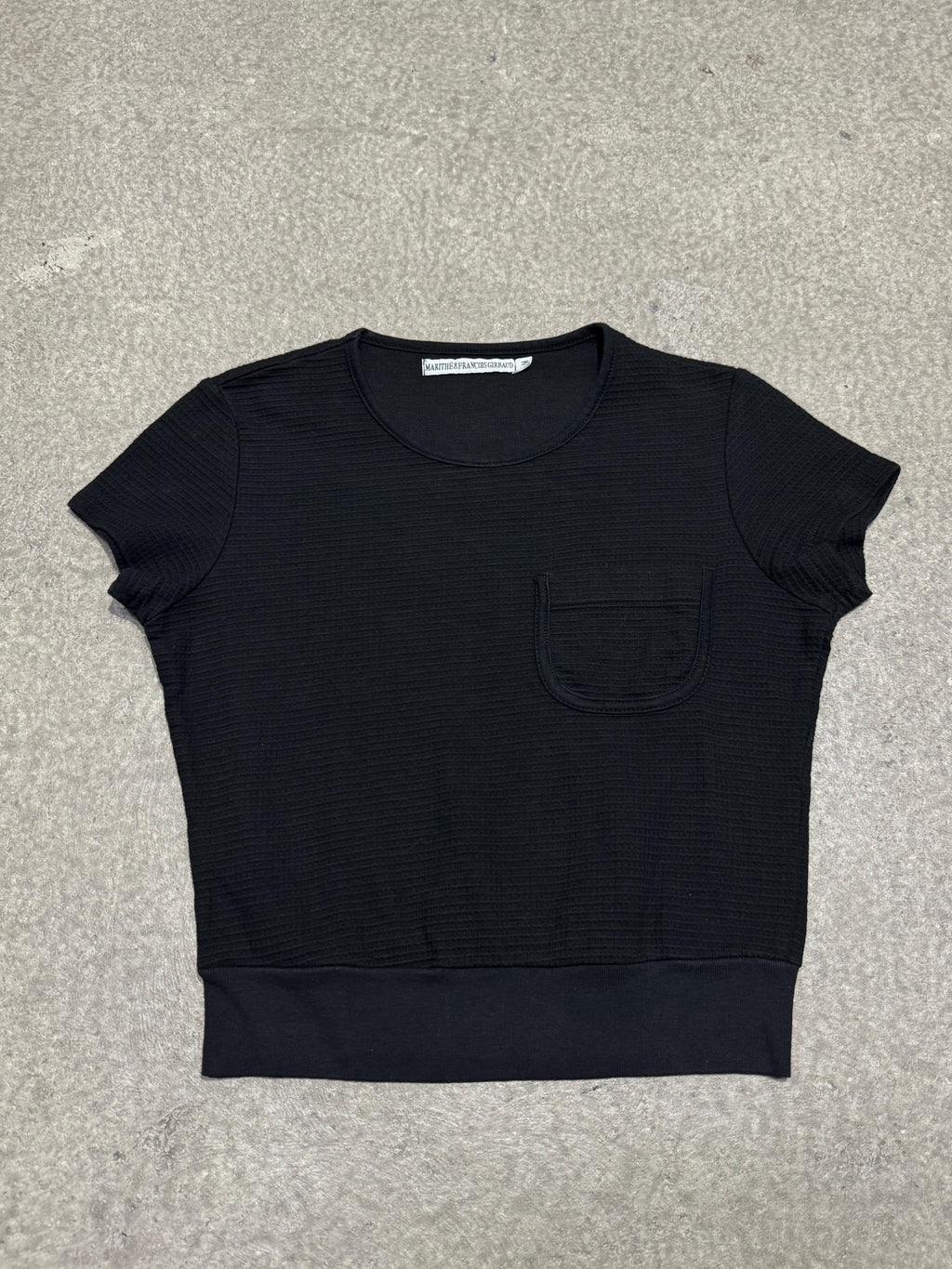 MARITHÉ + FRANÇOIS GIRBAUD MINI TOP BLACK