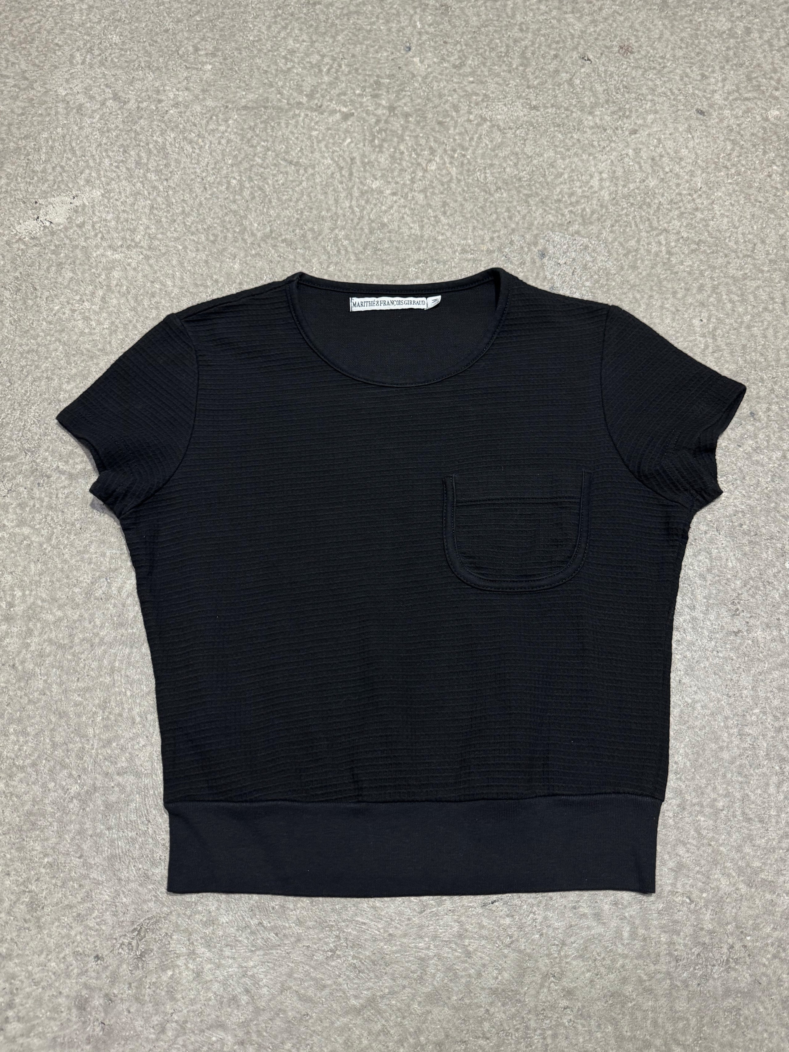 MARITHÉ + FRANÇOIS GIRBAUD MINI TOP BLACK