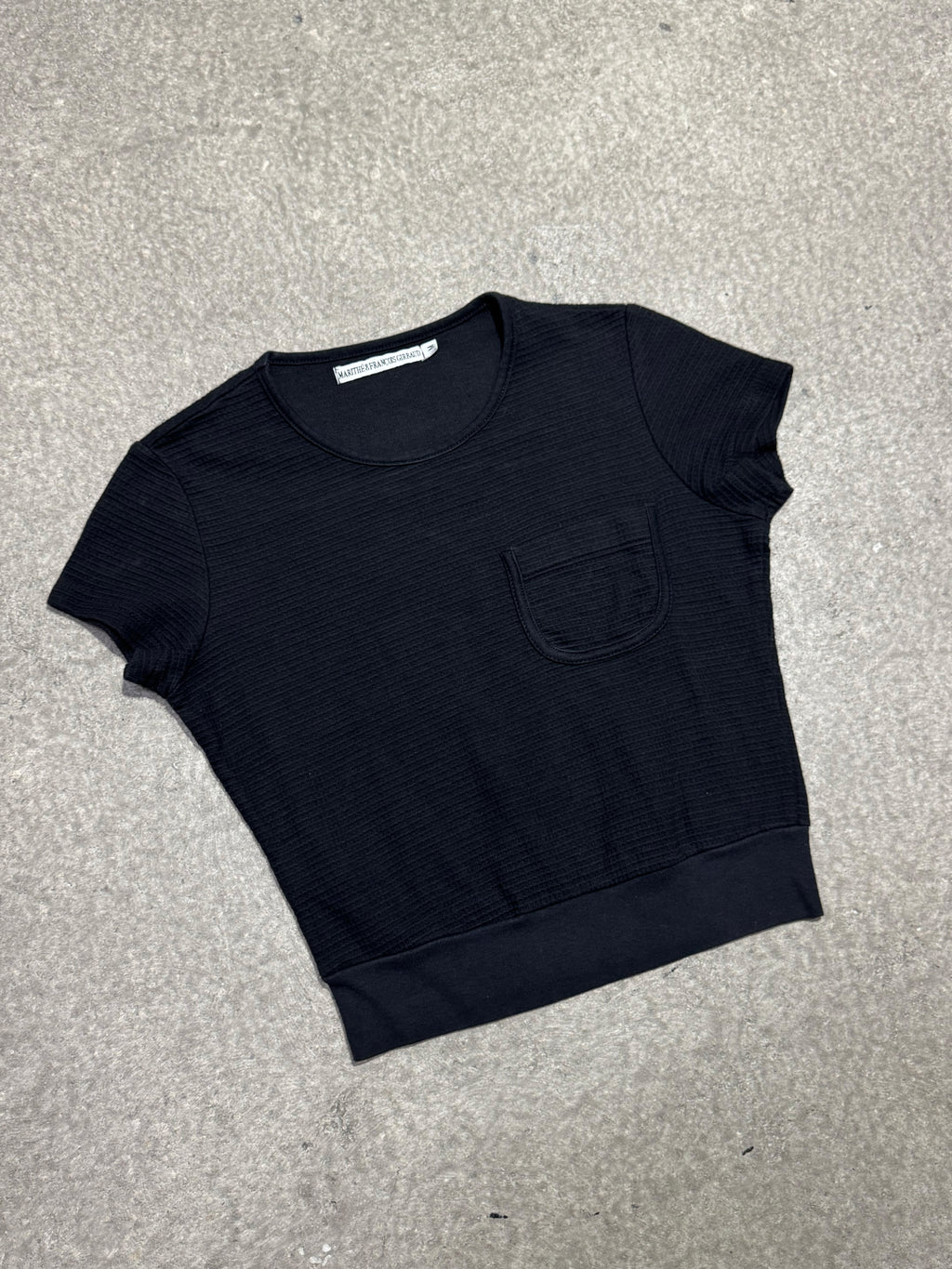 MARITHÉ + FRANÇOIS GIRBAUD MINI TOP BLACK