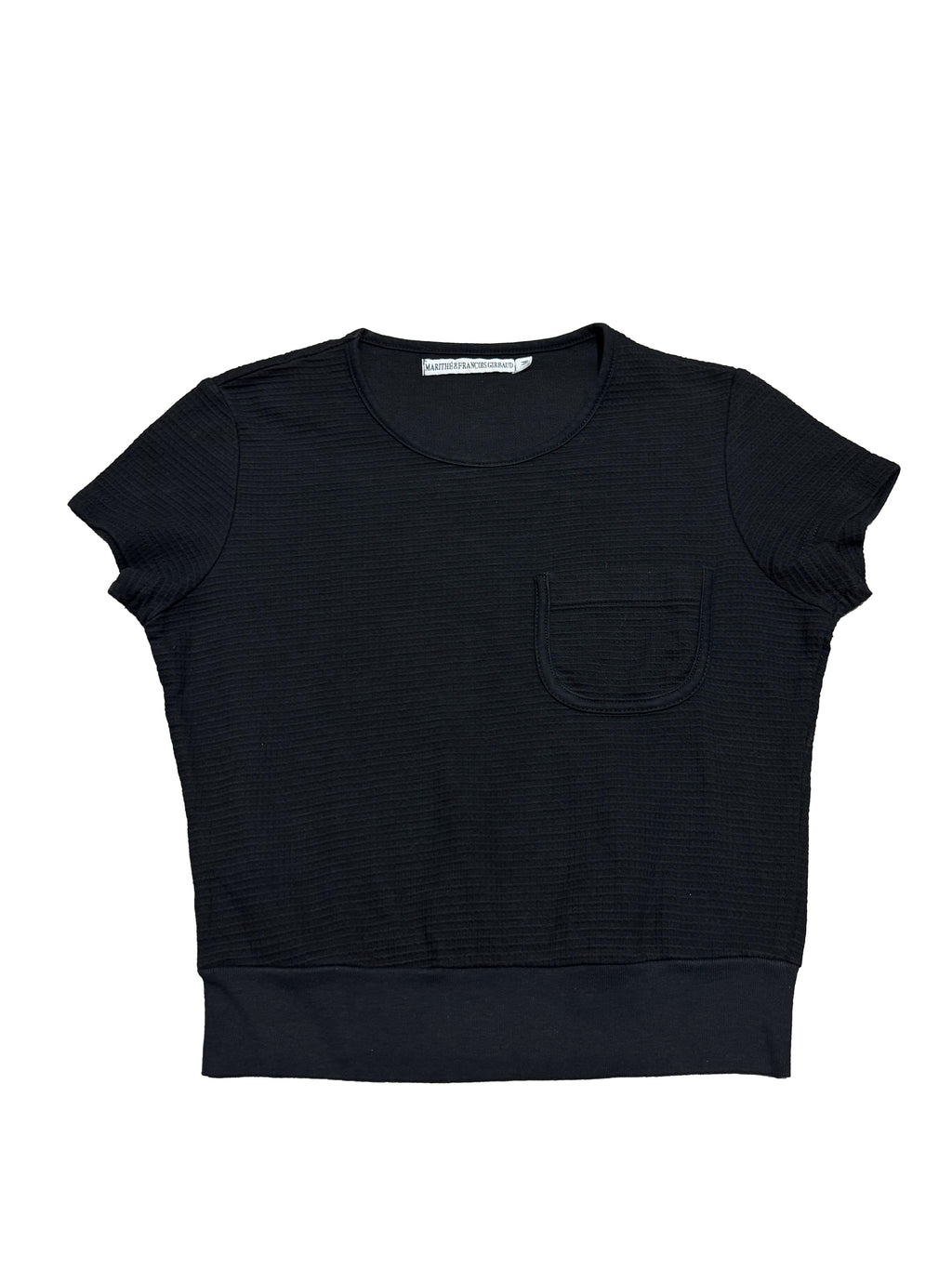 MARITHÉ + FRANÇOIS GIRBAUD MINI TOP BLACK