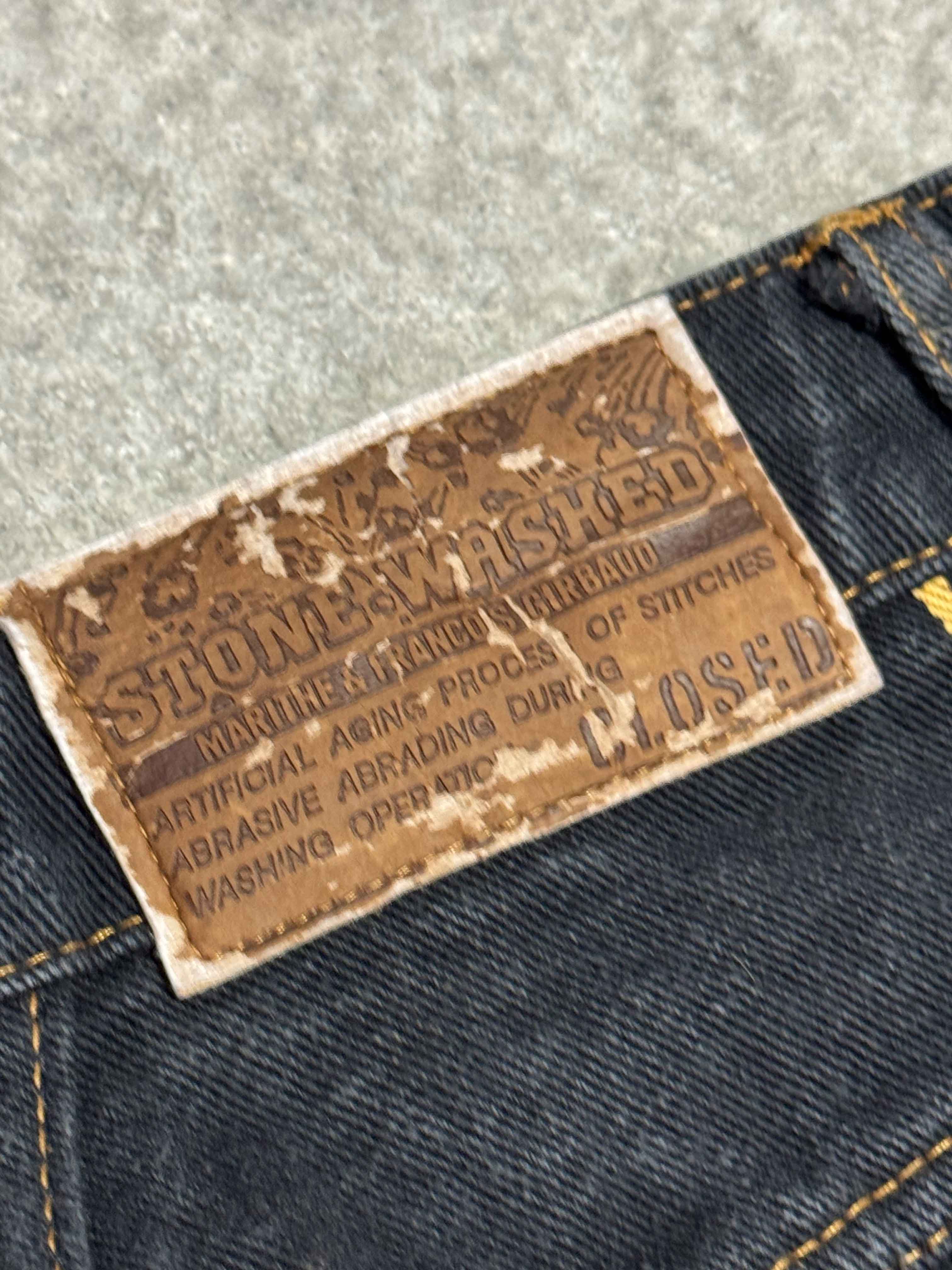 1980S CLOSED MARITHÉ + FRANÇOIS GIRBAUD AFRICAN HIGH WAIST JEANS