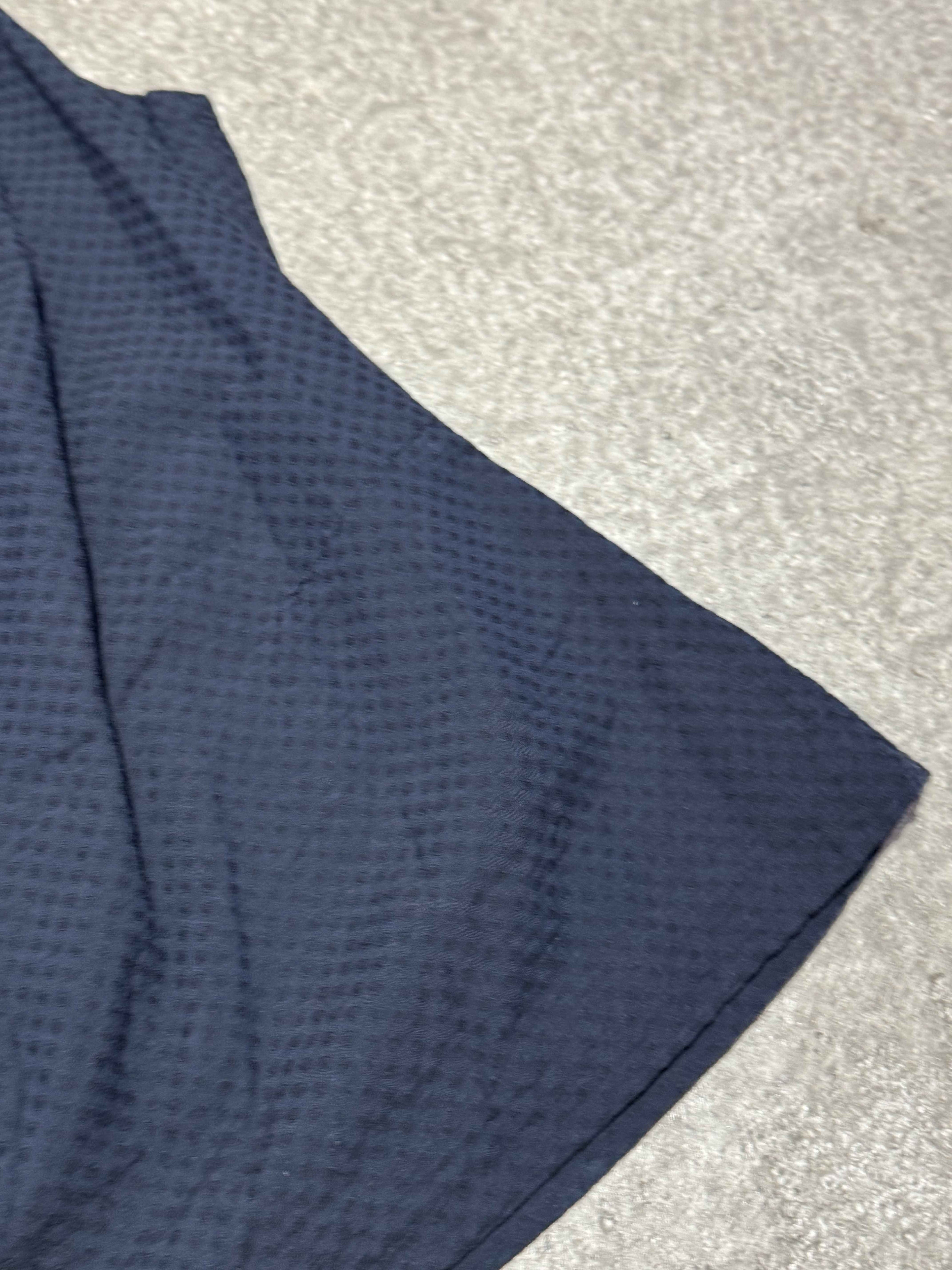 LE JEAN MARITHÉ + FRANÇOIS GIRBAUD ASYMETRICAL TOP BLUE