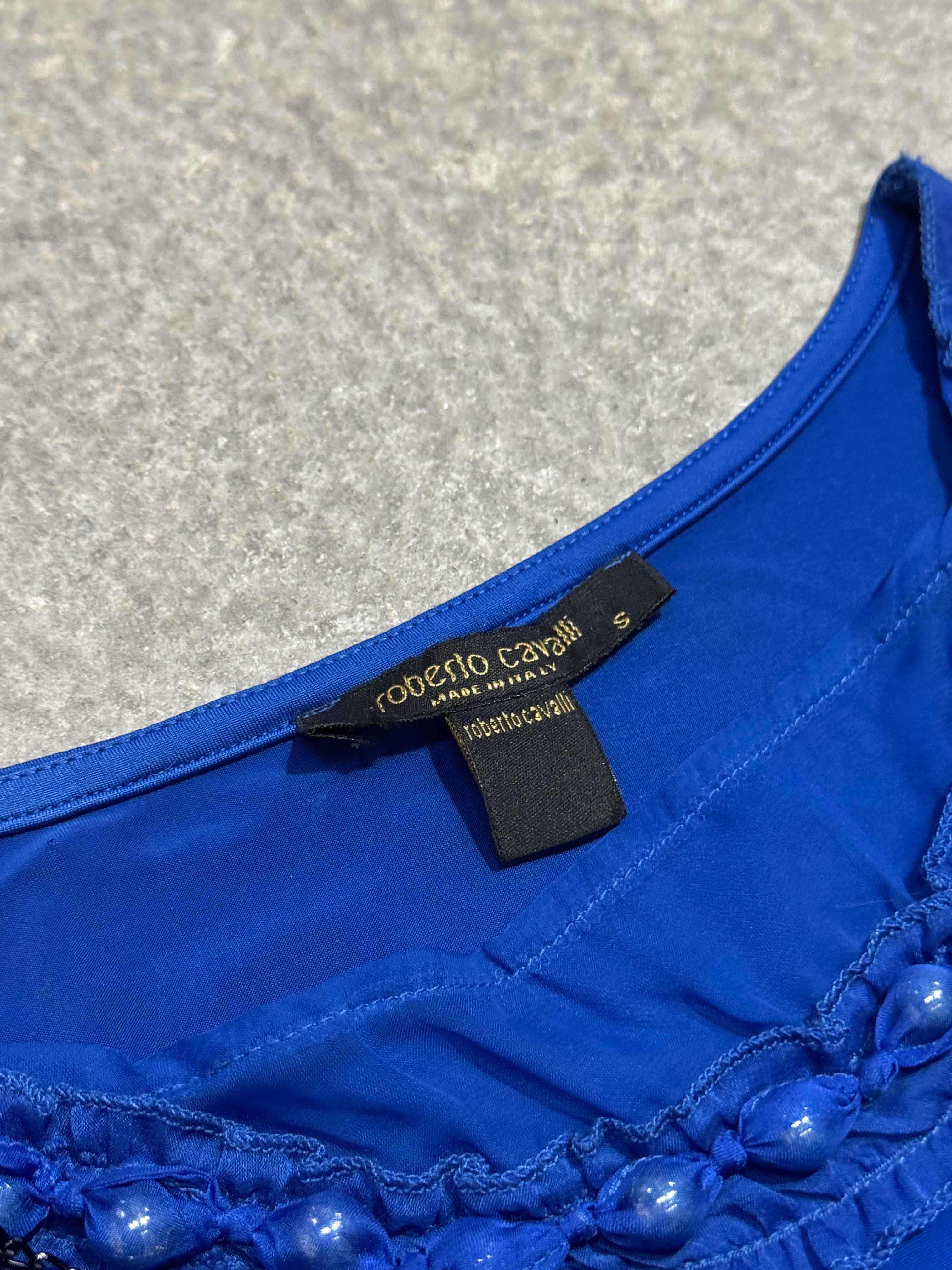 2000S ROBERTO CAVALLI BLUE DRESS