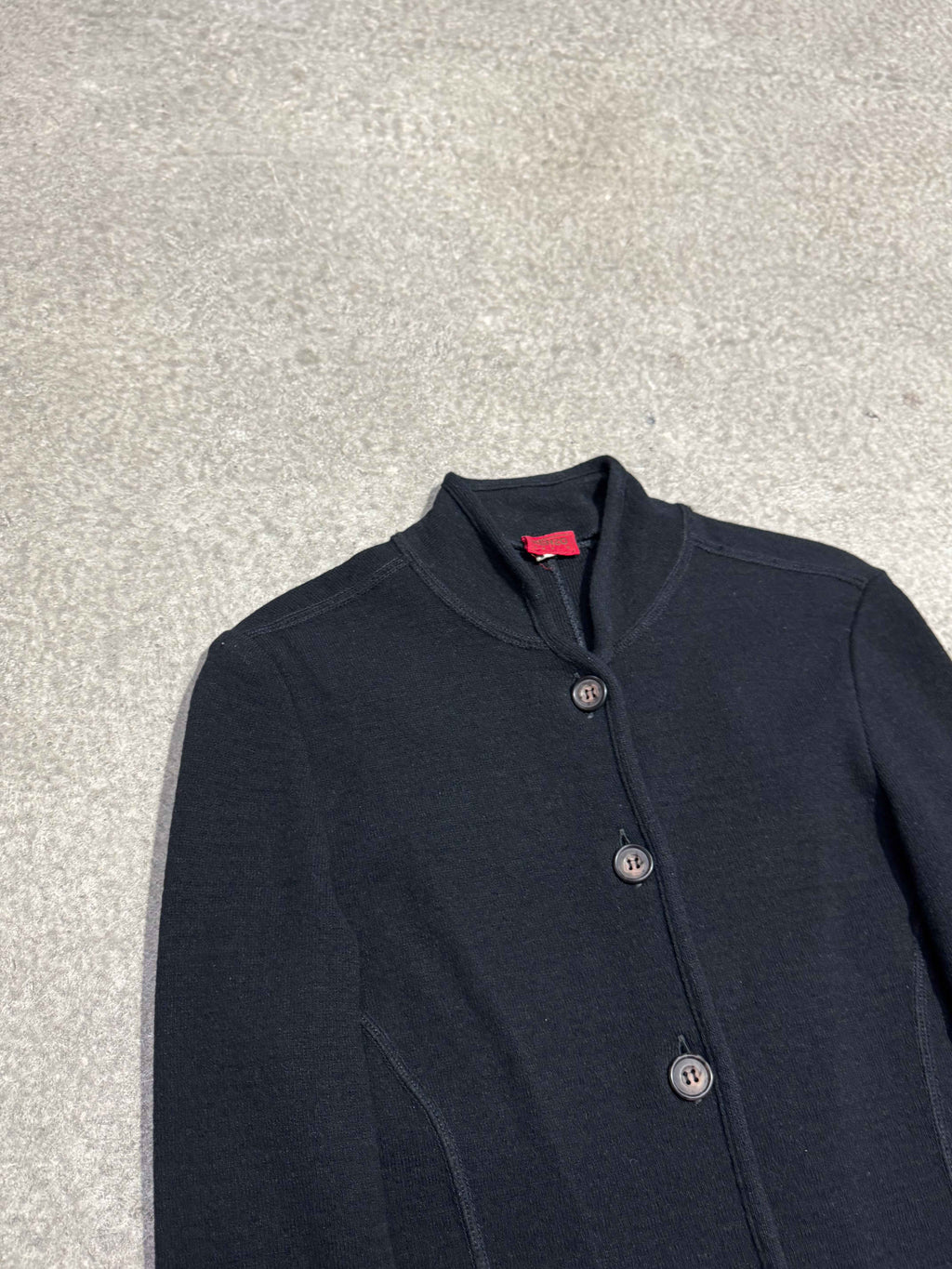 1980S KENZO BUTTON UP CARDIGAN BLACK
