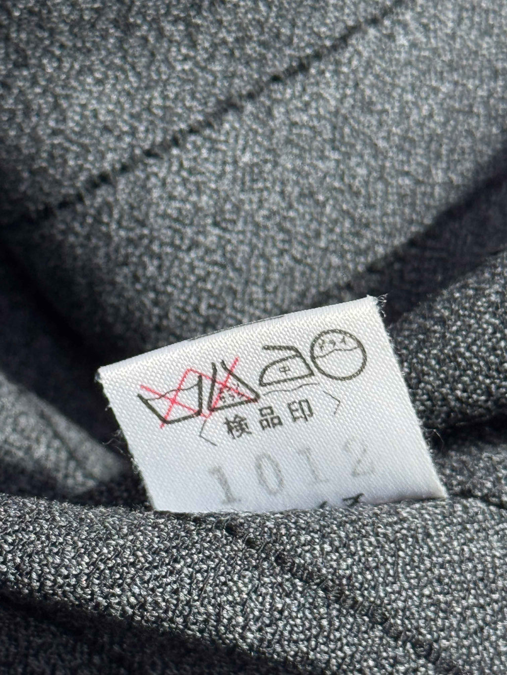 90S Y'S BY YOHJI YAMAMOTO WOOL STIPED SHORTS