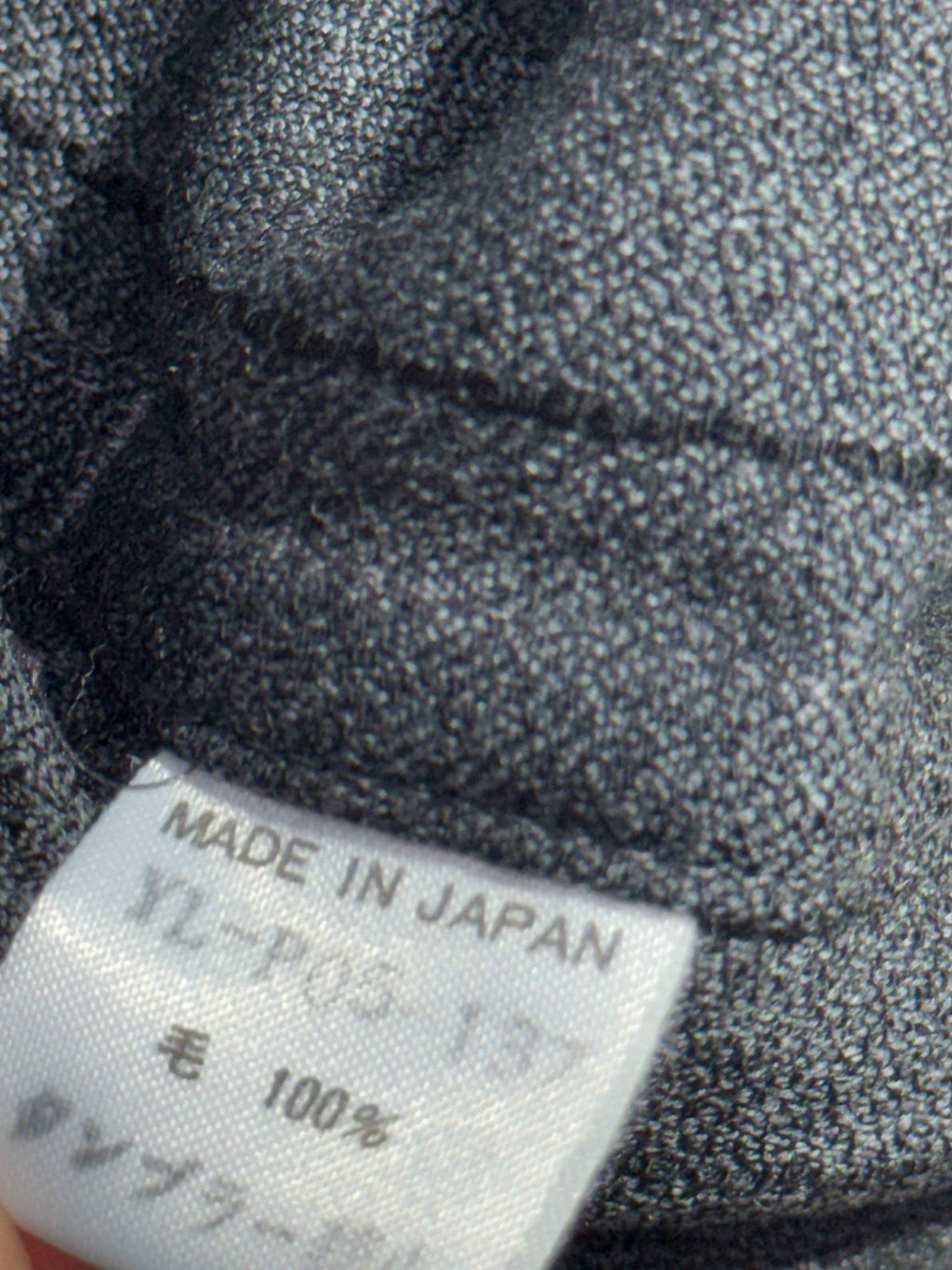 90S Y'S BY YOHJI YAMAMOTO WOOL STIPED SHORTS